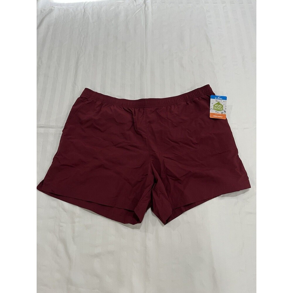 Columbia Women’s Sandy River II Shorts Size XXL Red Omni-Shield Hiking Outdoor